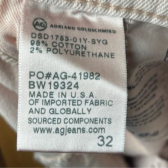 AG The Isabelle High-Rise Straight Crop Jeans, Blush, Casual, Weekend, 32 - Picture 10 of 16